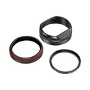 SmallRig 5850 UV Filter with Lens Hood Kit for Fujifilm X100VI / X100V (Black)