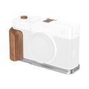 SmallRig 5984 L-Shaped Mount Plate with Wooden Handle for Fujifilm X-E5 (Rosewood, Silver)