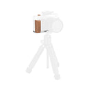 SmallRig 5984 L-Shaped Mount Plate with Wooden Handle for Fujifilm X-E5 (Rosewood, Silver)
