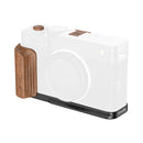 SmallRig 5985 L-Shaped Mount Plate with Wooden Handle for Fujifilm X-E5 (Rosewood, Black)