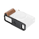 SmallRig 5985 L-Shaped Mount Plate with Wooden Handle for Fujifilm X-E5 (Rosewood, Black)