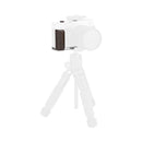 SmallRig 6236 L-Shaped Mount Plate with Wooden Handle for Fujifilm X-E5 (Ebony, Silver)