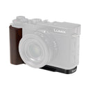 SmallRig 5942 L-Shaped Mount Plate with Wooden Handle for Panasonic Lumix L10 Black