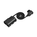 SmallRig 6413 Attachable Self-Coiling Dummy Battery Power Cable D-Tap to LP-E6P