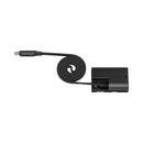 SmallRig 6414 Attachable Self-Coiling Dummy Battery Power Cable USB-C for LP-E6P