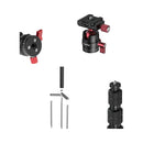 SmallRig 6397 Monopod with Triple Ground Spikes and Panoramic Ball Head with Arca-Swiss Plate