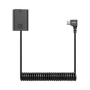 SmallRig 6542 Dummy Battery Power Cable for USB-C for Sony NP-FW50