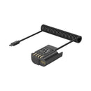 SmallRig 6657 Dummy Battery Power Cable for USB-C for Panasonic DMW-BLK22