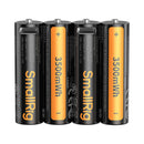 SmallRig 5768 Rechargeable Lithium Battery AA (2100mAh) with USB-C (4pcs)