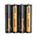 SmallRig 5769 Rechargeable Lithium Battery AAA (470mAh) with USB-C (4pcs)