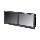Feelworld Monitor FRM1001G Dual 10.1 inch 4RU rackmount