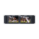 Feelworld Monitor FRM701G Dual 7 inch 3RU rackmount