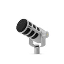 RØDE PodMic USB dynamisk mikrofon med USB-C, XLR og DSP, hvid