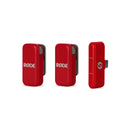RØDE Wireless Micro ultrakompakt trådløst mikrofonsystem, USB-C, rød
