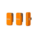 RØDE Wireless Micro ultrakompakt trådløst mikrofonsystem, USB-C, orange