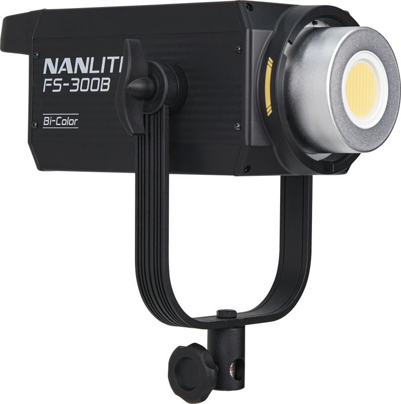 NANLITE FS-300B BI-COLOR 2 LIGHT KIT WITH STAND AND BACK