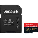 SANDISK MICROSDXC EXTREME PRO 128GB 200MB/S A2 C10 V30 UHS-I
