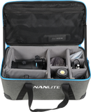 NANLITE KIT. 1 X FORZA 60B II, 1 X 36° 1 X 19° PROJECTOR °, GOBO FILTRE OG TASKE.