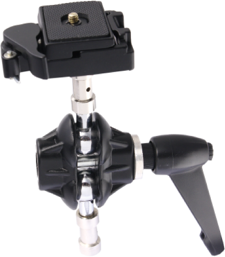KUPO KS-105 VERSTILE SWIVEL ADAPTER WITH QUICK RELEASE CAMERA PLATE