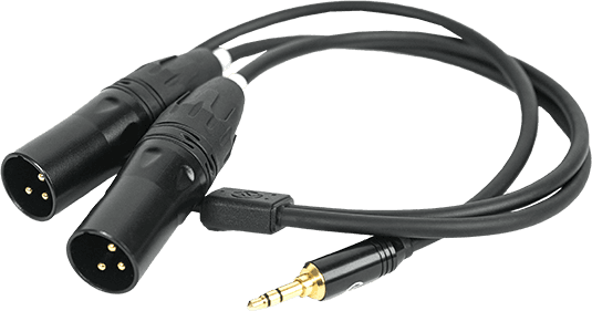 HOLLYLAND HL-XLR02 3.5MM TSR TIL 2 X XLR HAN