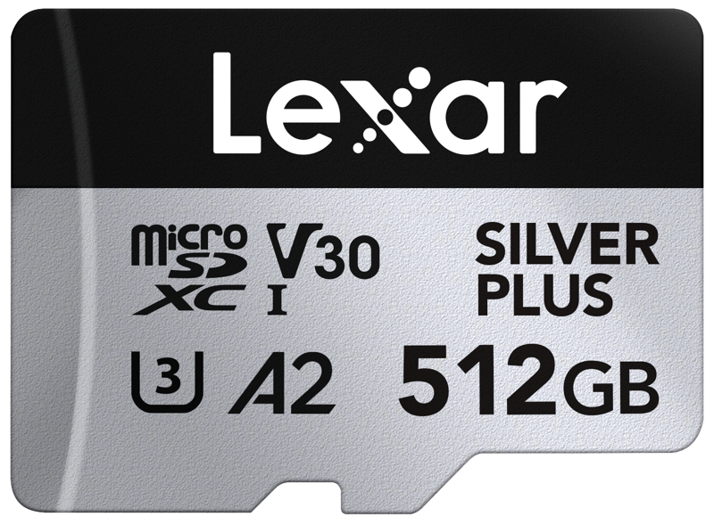 LEXAR MICROSDXC SILVER PLUS 1066x UHS-I/U3/A2/4K R205/W150 (V30) (512GB)