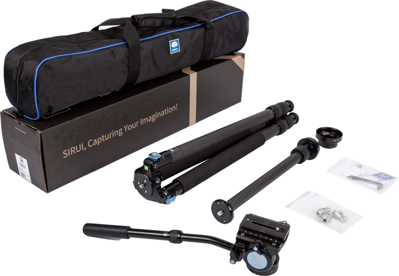 SIRUI R-3213X+VH-10 CARBON TRIPOD & VIDEO HEAD