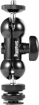 SMALLRIG 1135 MULTI-FUNC DOUBLE BALLHEAD SHOE+1/4"