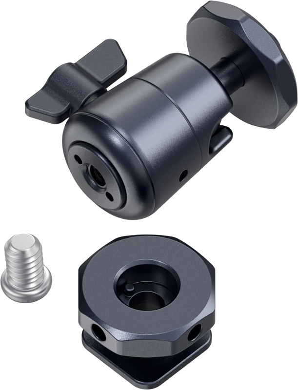 SMALLRIG 2948 BALLHEAD MINI WITH REMOVABLE COLD SHOE MOUNT 2PCS