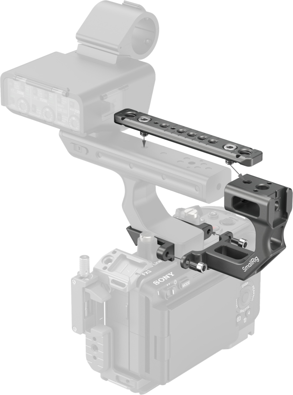 SMALLRIG 4830 EXTENSION MOUNT PLATE KIT FOR SONY FX3 / FX30 XLR HANDLE