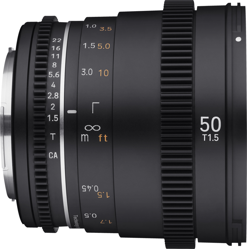 SAMYANG 50MM T1.5 VDSLR MK2 EF MOUNT