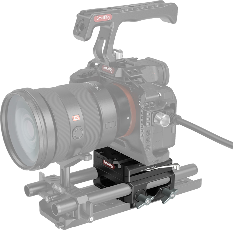 SMALLRIG 3067 BASEPLATE LIGHTWEIGHT WITH DUAL 15MM ROD CLAMP