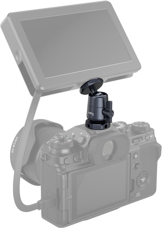 SMALLRIG 2948 BALLHEAD MINI WITH REMOVABLE COLD SHOE MOUNT 2PCS