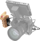 SMALLRIG 3324 ROSETTE SIDE HANDLE WOOD WITH RECORD START/STOP REMOTE TRIGGER