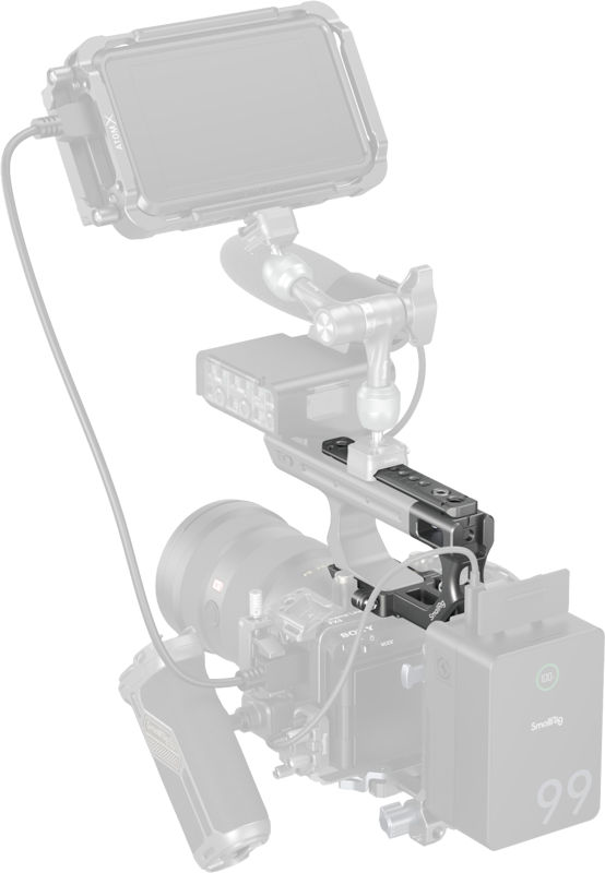 SMALLRIG 4830 EXTENSION MOUNT PLATE KIT FOR SONY FX3 / FX30 XLR HANDLE