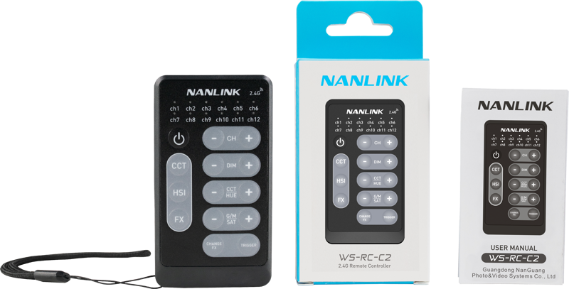 NANLITE WS-RC-C2 RGB REMOTE CONTROL