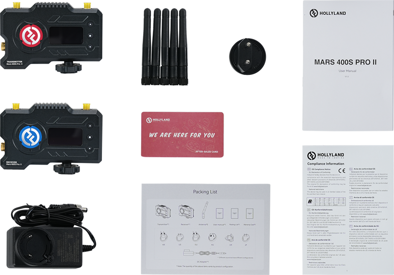 HOLLYLAND MARS 400S PRO Ⅱ SDI/HDMI WIRELESS VIDEO TRANSMISSION SYSTEM