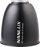 NANLUX EVOKE 2400B IN FLIGHT CASE WITH 45° REFLECTOR IN SOFT BAG