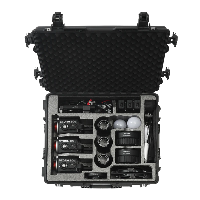 APUTURE STORM 80C 3-LIGHT KIT