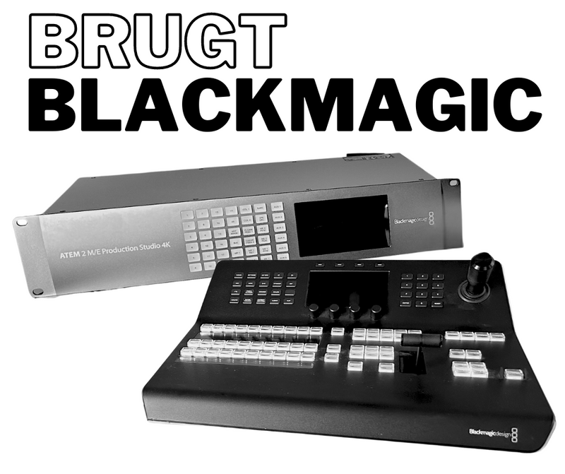 BRUGT - BLACKMAGIC ATEM 2 M/E PRODUCTION STUDIO 4K / ADVANCED PANEL 1 M/E