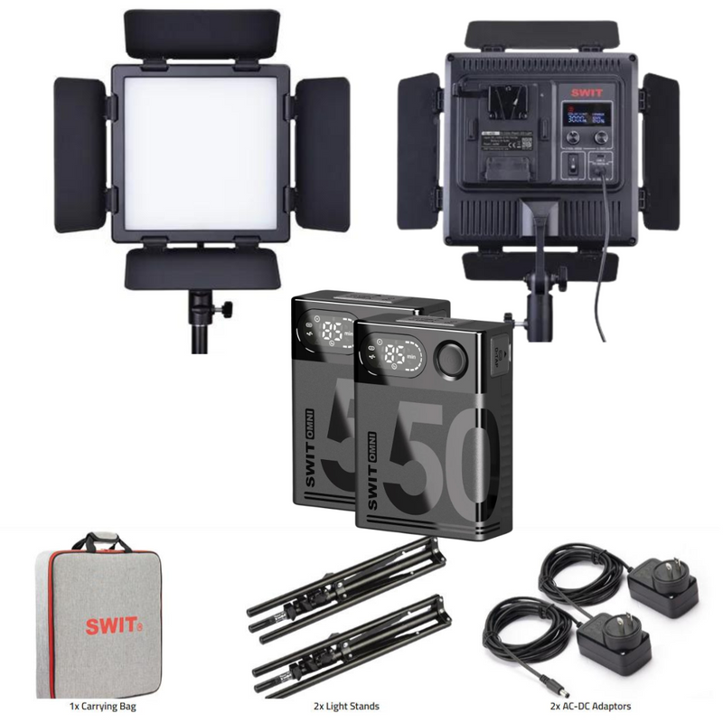 SWIT CL-40D 2KIT & TRIPODS