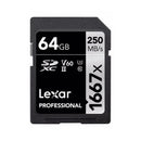 Lexar SDXC 1667x 64GB V60