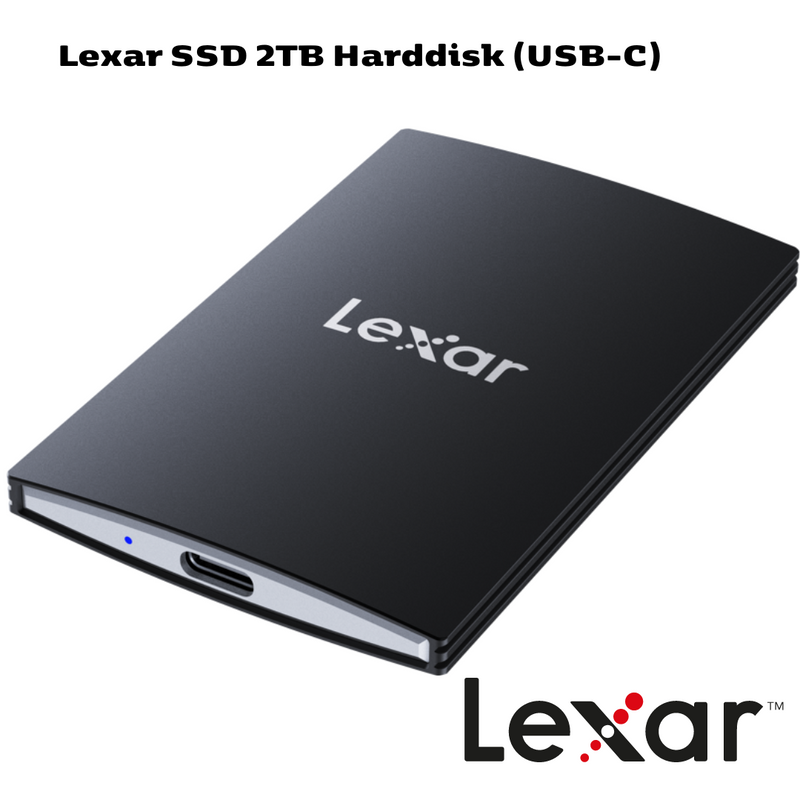 LEXAR SL500 SSD HARDDISK. 2TB, USB-C