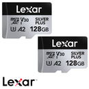 LEXAR MICRO SD SILVER PLUS 1066X 128GB 2 PACK