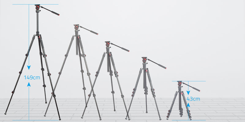 SWIT MUF50 ALU CAMERA TRIPOD KIT