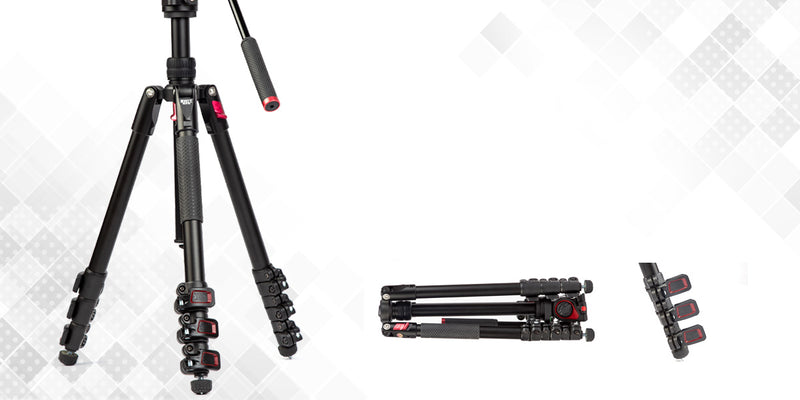 SWIT MUF50 ALU CAMERA TRIPOD KIT