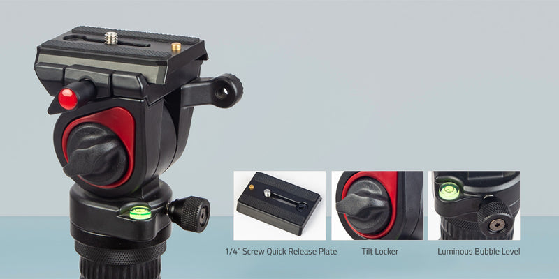 SWIT MUF50 ALU CAMERA TRIPOD KIT