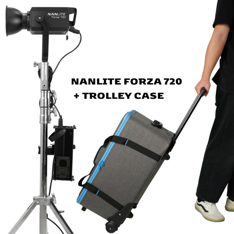 NANLITE FORZA 720 LED SPOT LIGHT WITH TROLLEY CASE