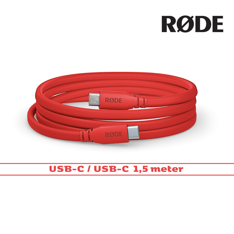 RODE SC17 RED 1.5M USB-C TO USB-C