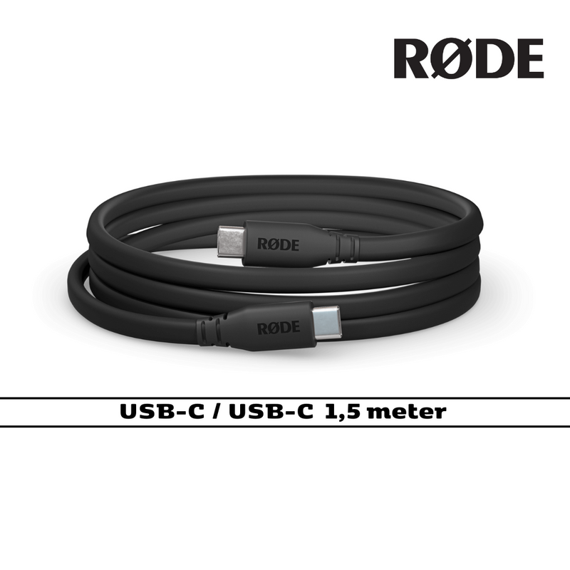 RODE SC17 BLACK 1.5M USB-C TIL USB-C