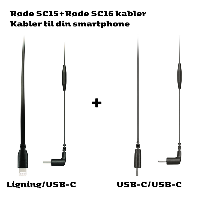 Røde SC 15+16 30CM. KABEL TIL SMARTPHONES